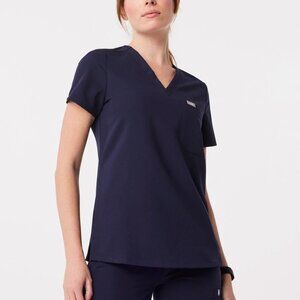 FIGS Catarina One-Pocket Scrub Top™ in Navy - XXS